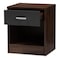 Baxton Studio Hansel Modern 1-Drawer Dark Brown and Dark Grey Finished Nightstand 147-8258 - alternate 8